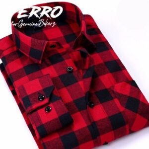 Camisa Homem Xadrez Red and Black