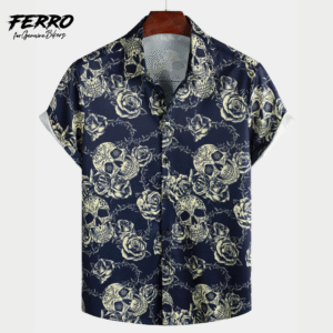 Camisa ROSE SKULL
