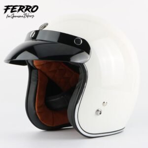 CAPACETE TORC CUSTOM BRIGHT WHITE