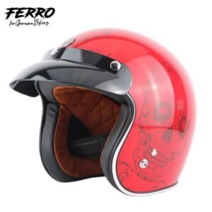 CAPACETE CUSTOM TORC RED SKULL