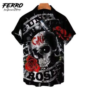 CAMISA GUNS N ROSES BLACK