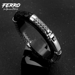 PULSEIRA METAL AND LEATHER